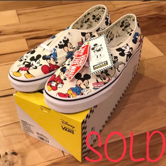 Vans Shoes - Vans Authentic Disney Mickey’s Birthday